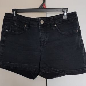 Royalty For Me Black Jean Shorts